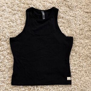 Vuori All the Feels Black Tank Top